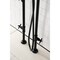 Aqua Vintage CCK8100DX Freestanding Tub Faucet with Supply Line, Stop Valve, Matte Black CCK8100DX - alternate 6